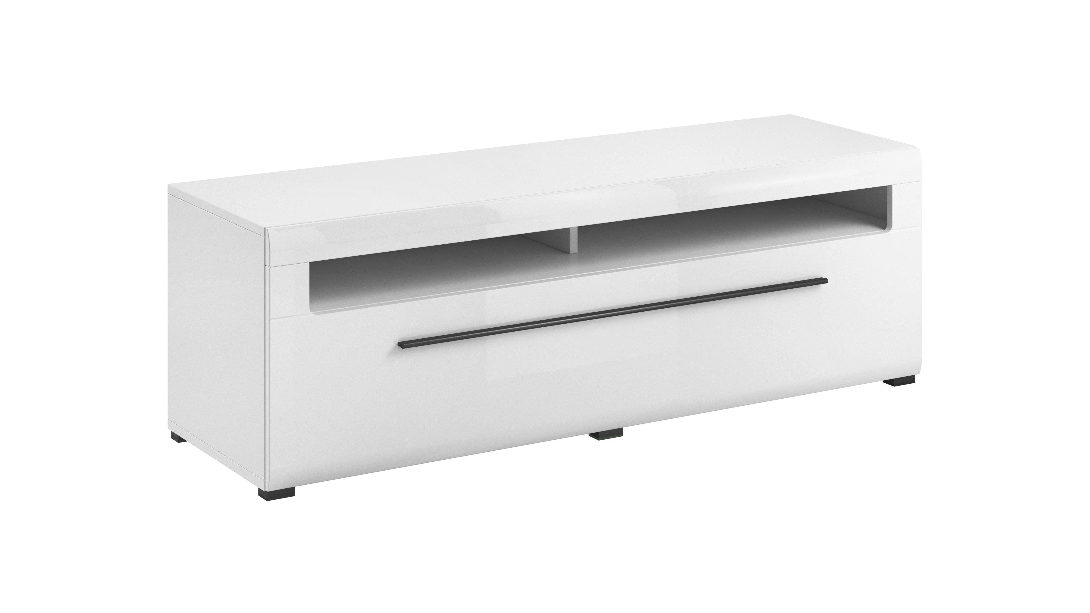 View Tulsa 40 TV Cabinet 160cm White Gloss 160cm information