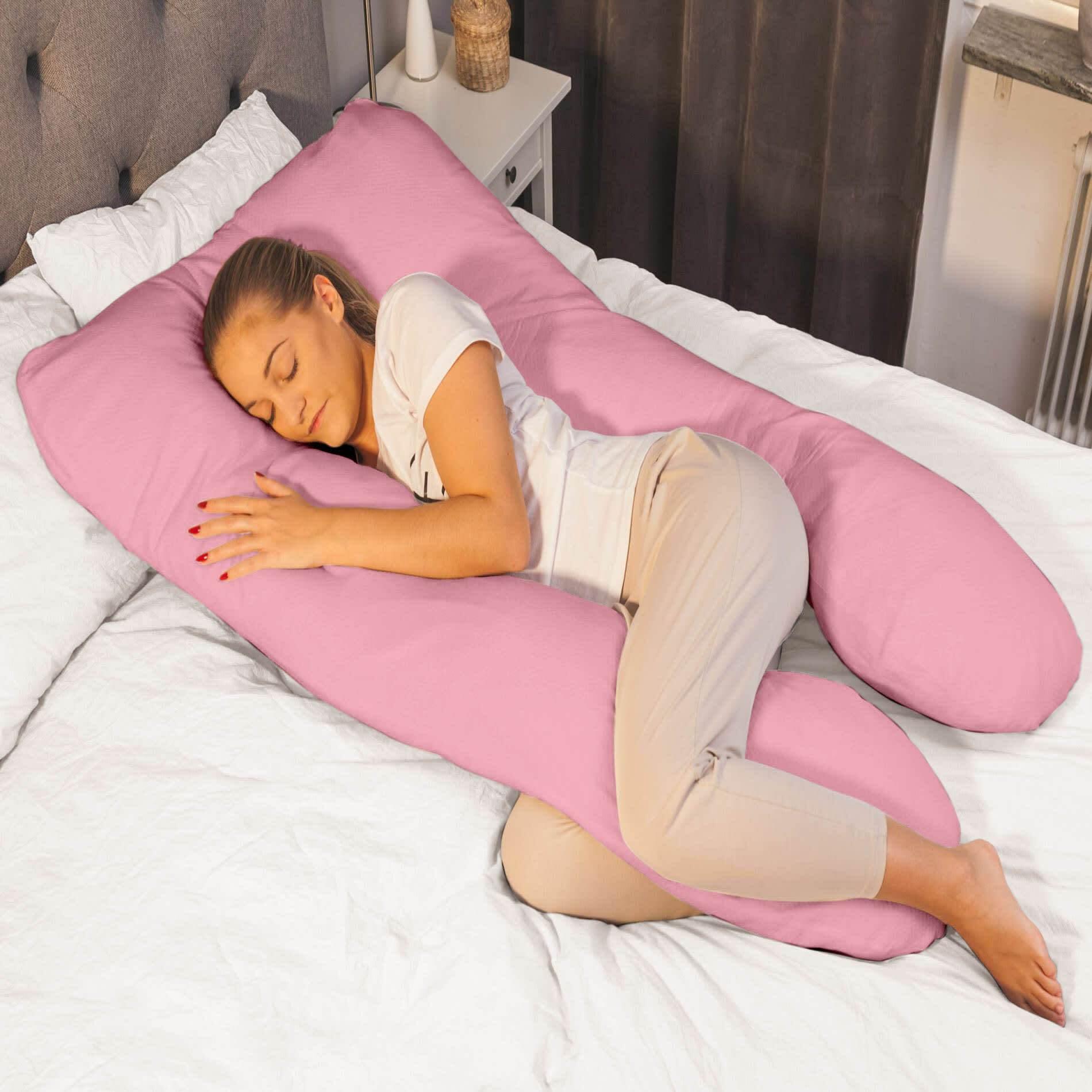 View U Shaped Pregnancy Pillow Pink information