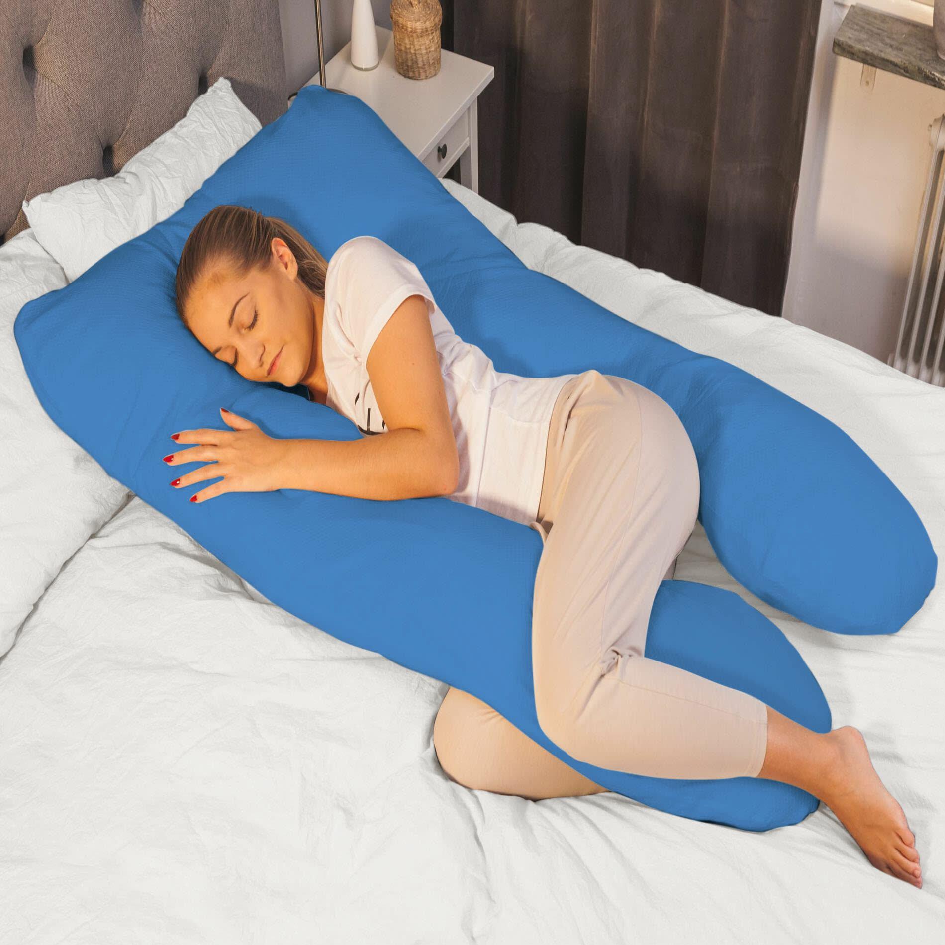 View Pregnancy Body Pillow Maternity Pillows for Sleeping 9FT Blue information