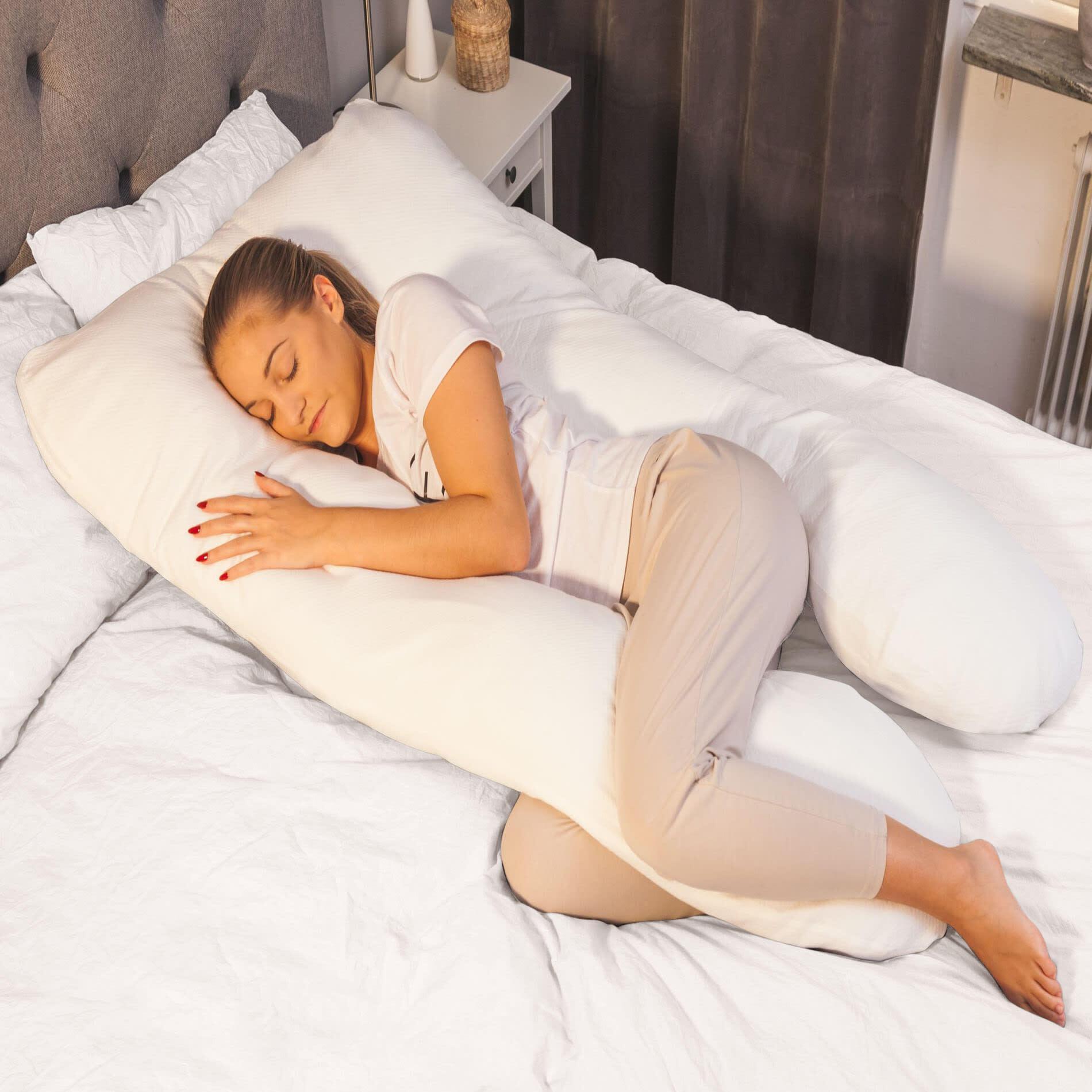 View Pregnancy Body Pillow Maternity Pillows for Sleeping 9FT White information
