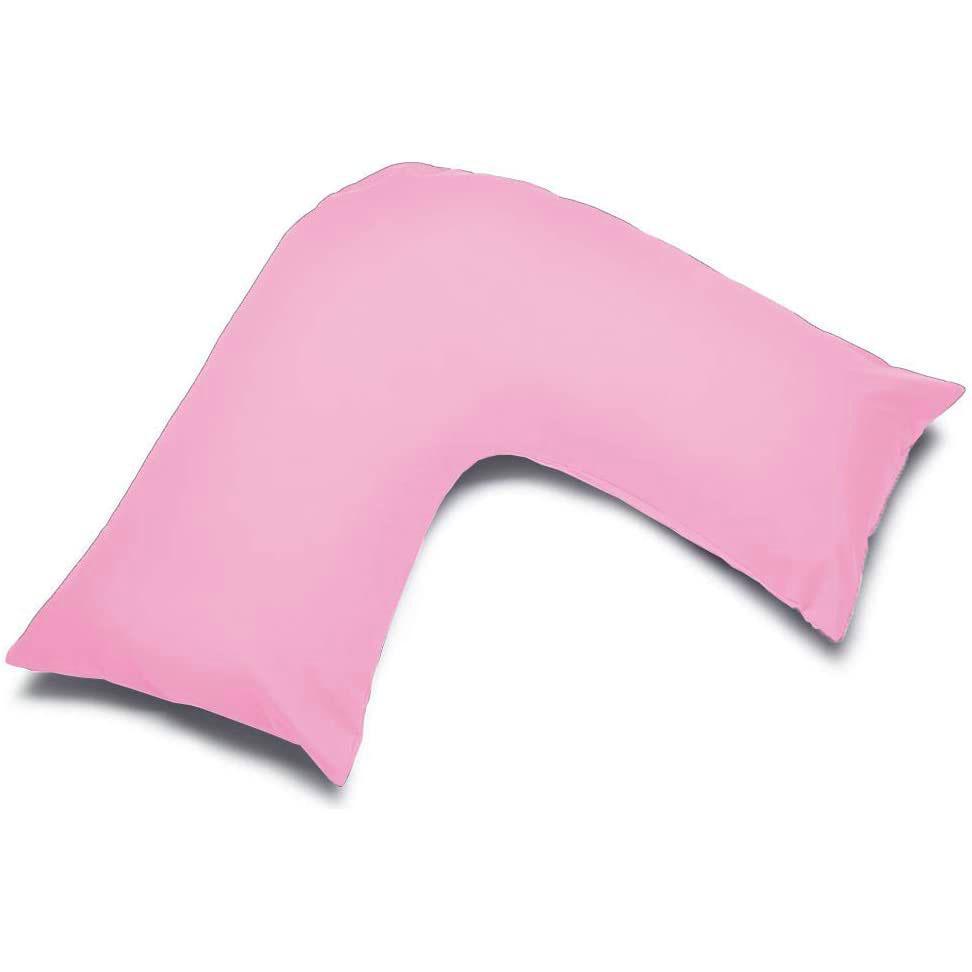 View V Shaped Support Pillow Pink information