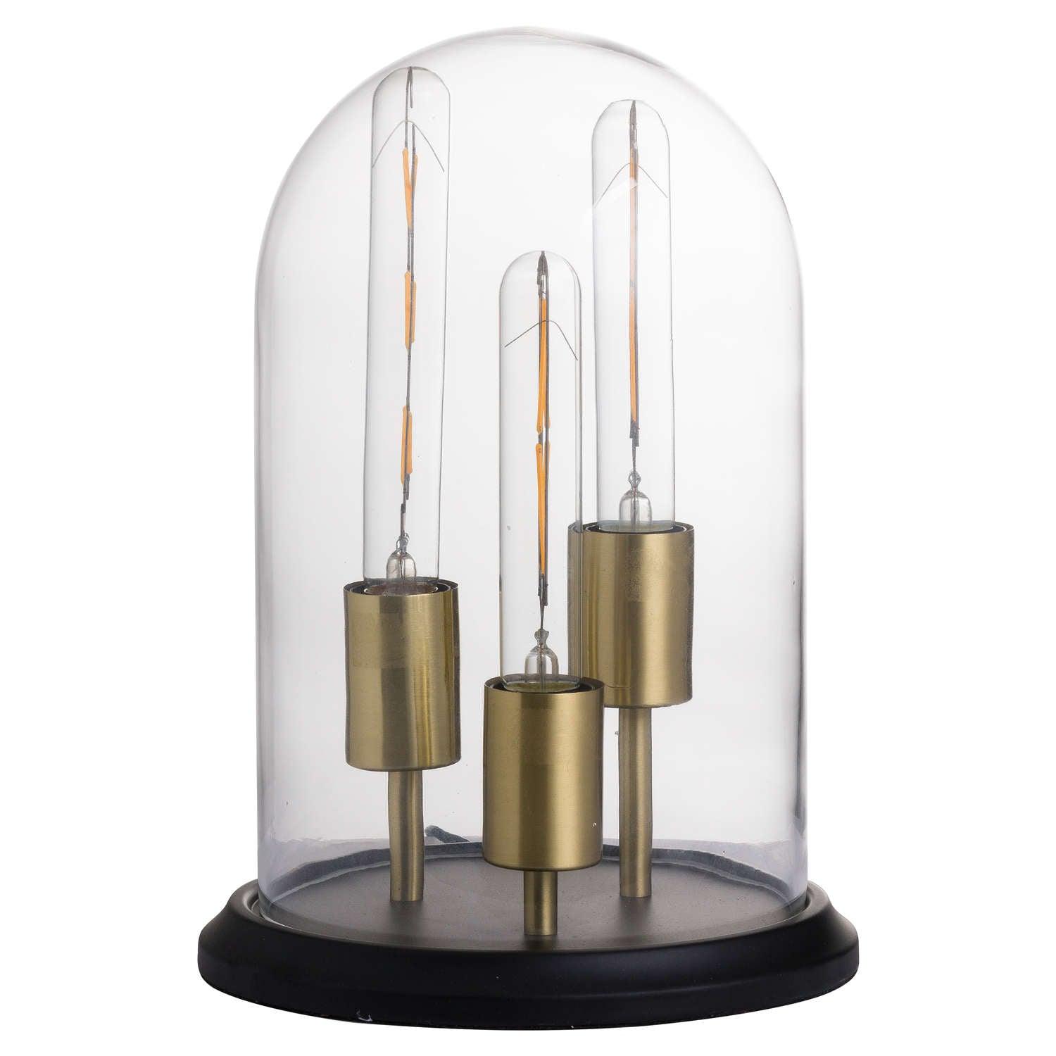 View Vintage Industrial Triple Glow Lamp information