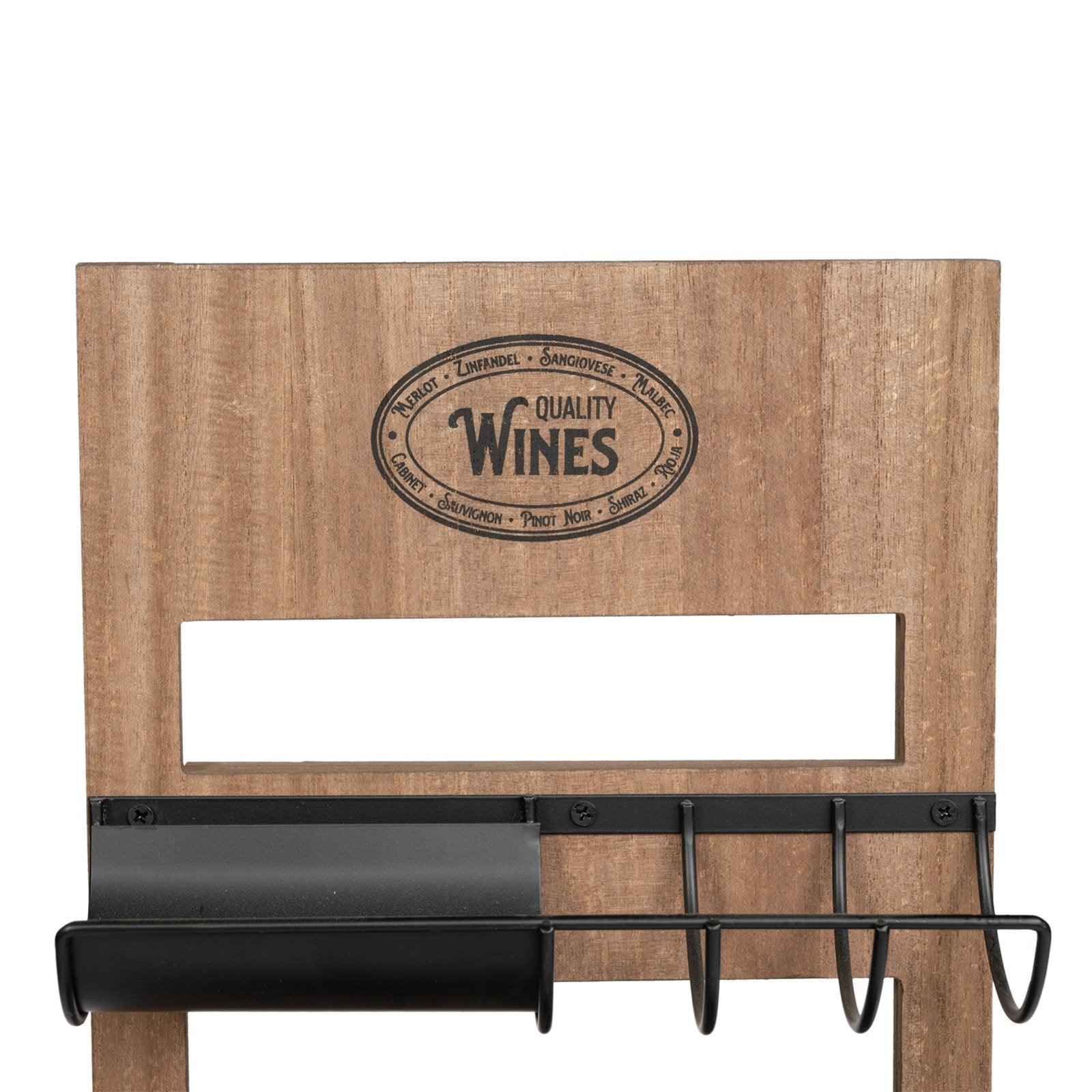 View Wall Hanging 6 Wine Bottle Holder information