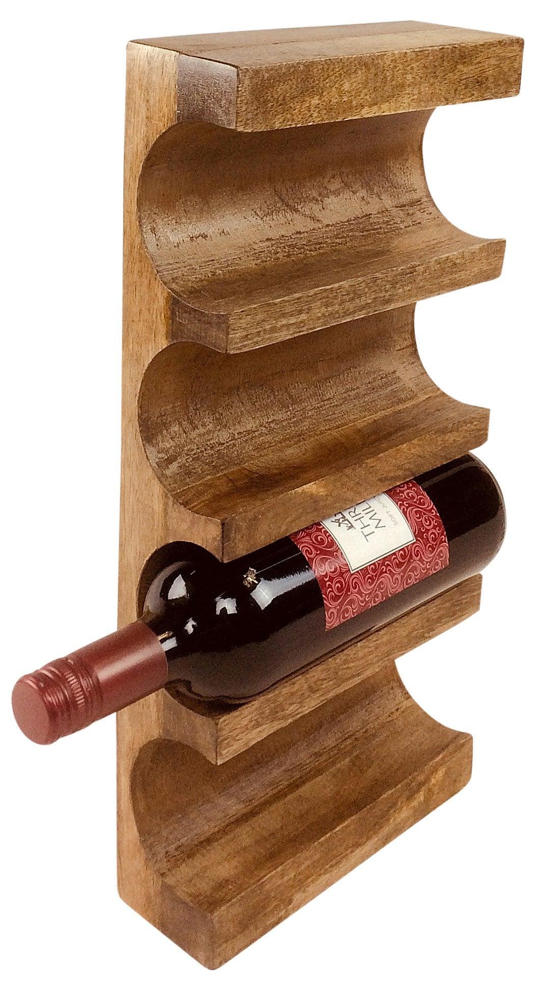 View Wall Mounted Wooden Wine Rack information