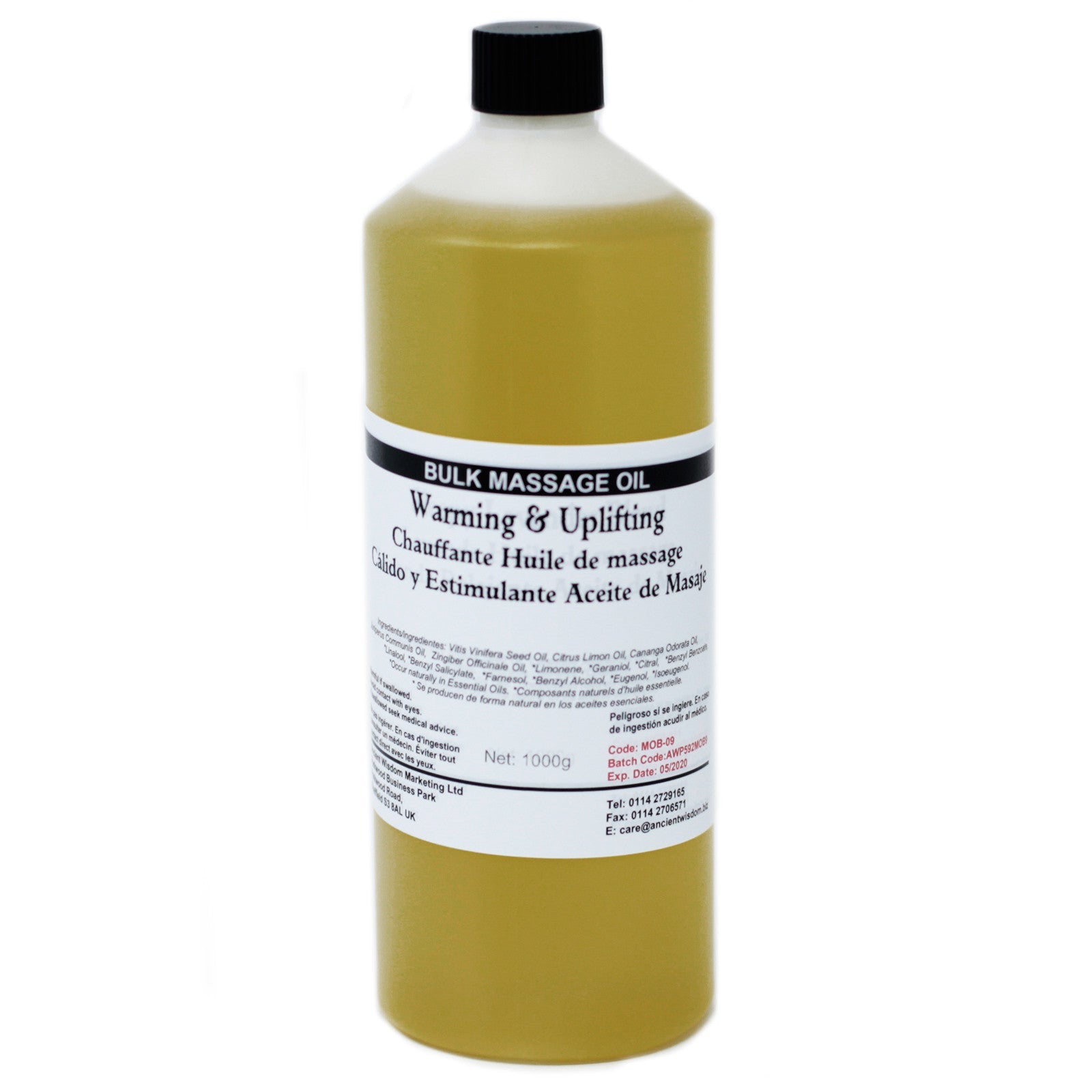 View Warm and Uplifting 1Kg Massage Oil information