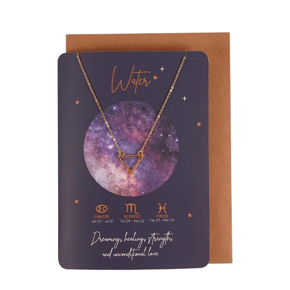 View Water Element Zodiac Necklace Card information