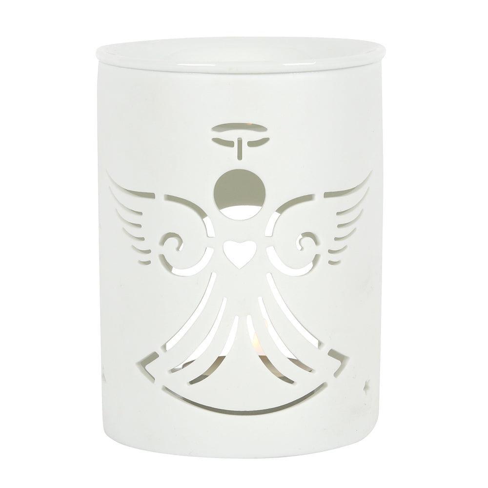 View White Angel Cut Out Oil Burner information