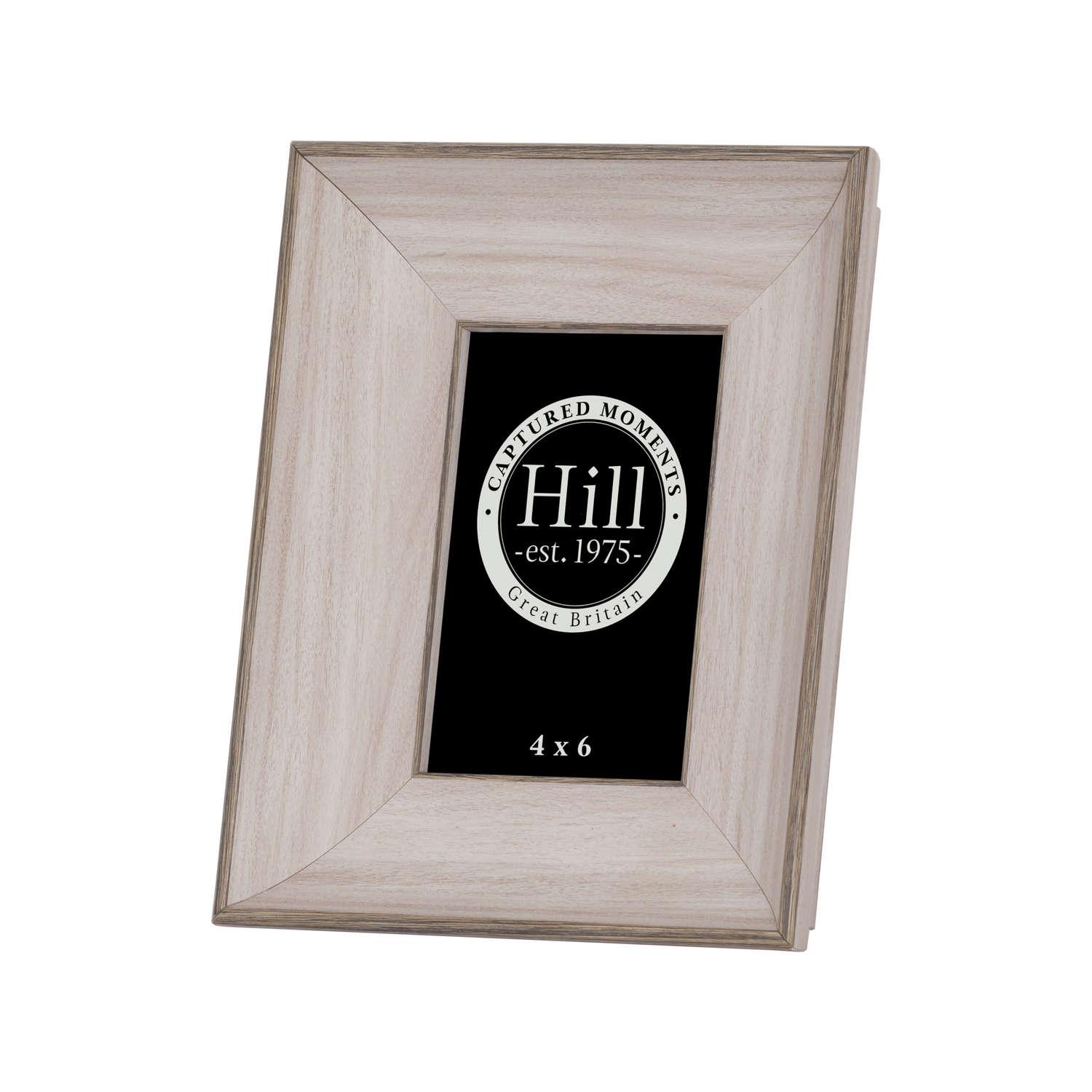 View White Washed Wood Photo Frame 4X6 information