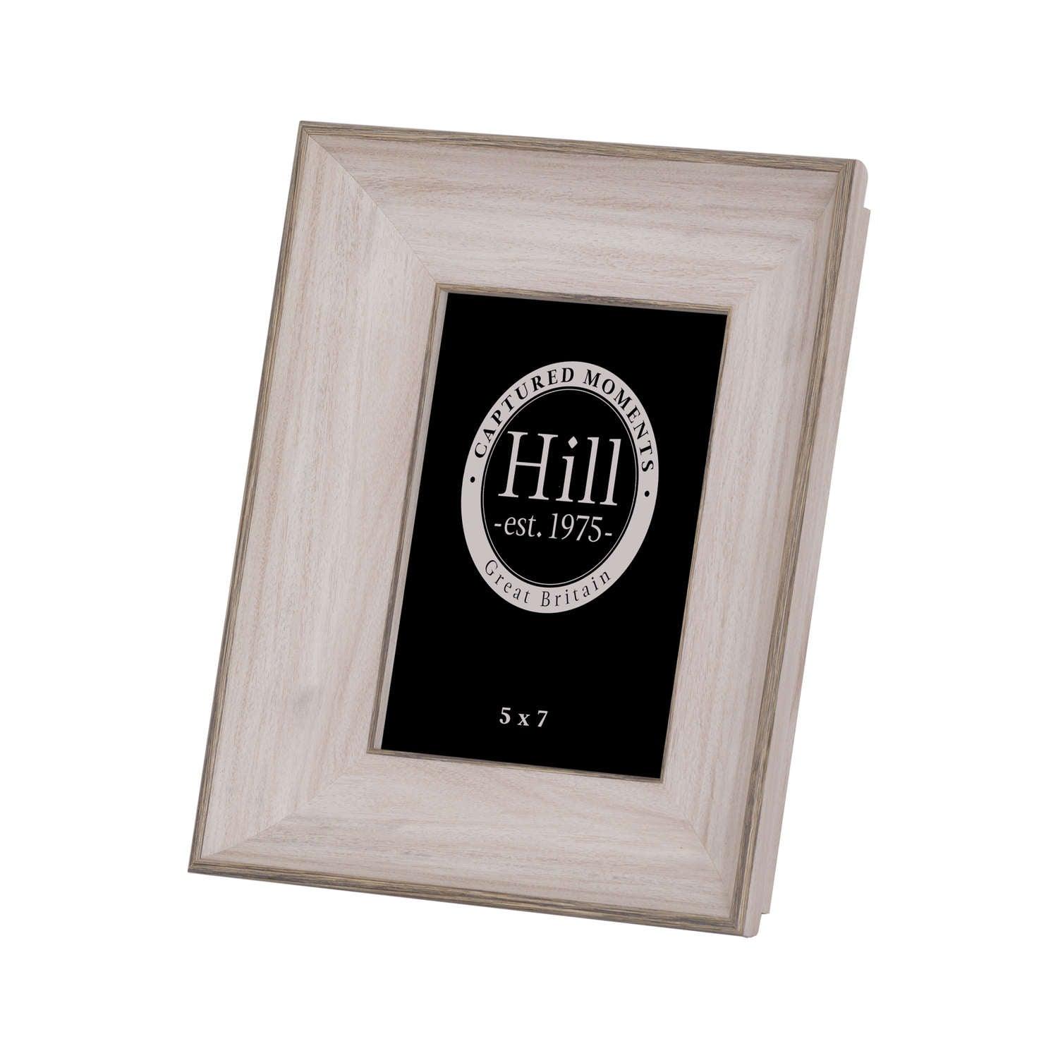 View White Washed Wood Photo Frame 5X7 information