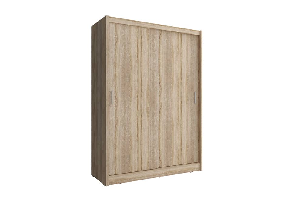 View Wiki Sliding Door Wardrobe 150cm Oak Sonoma 150cm information