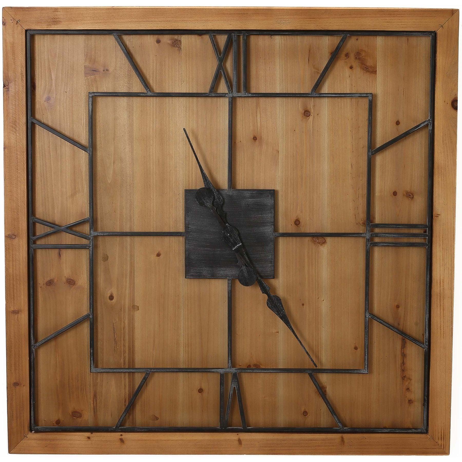 View Williston Square Wooden Wall Clock information