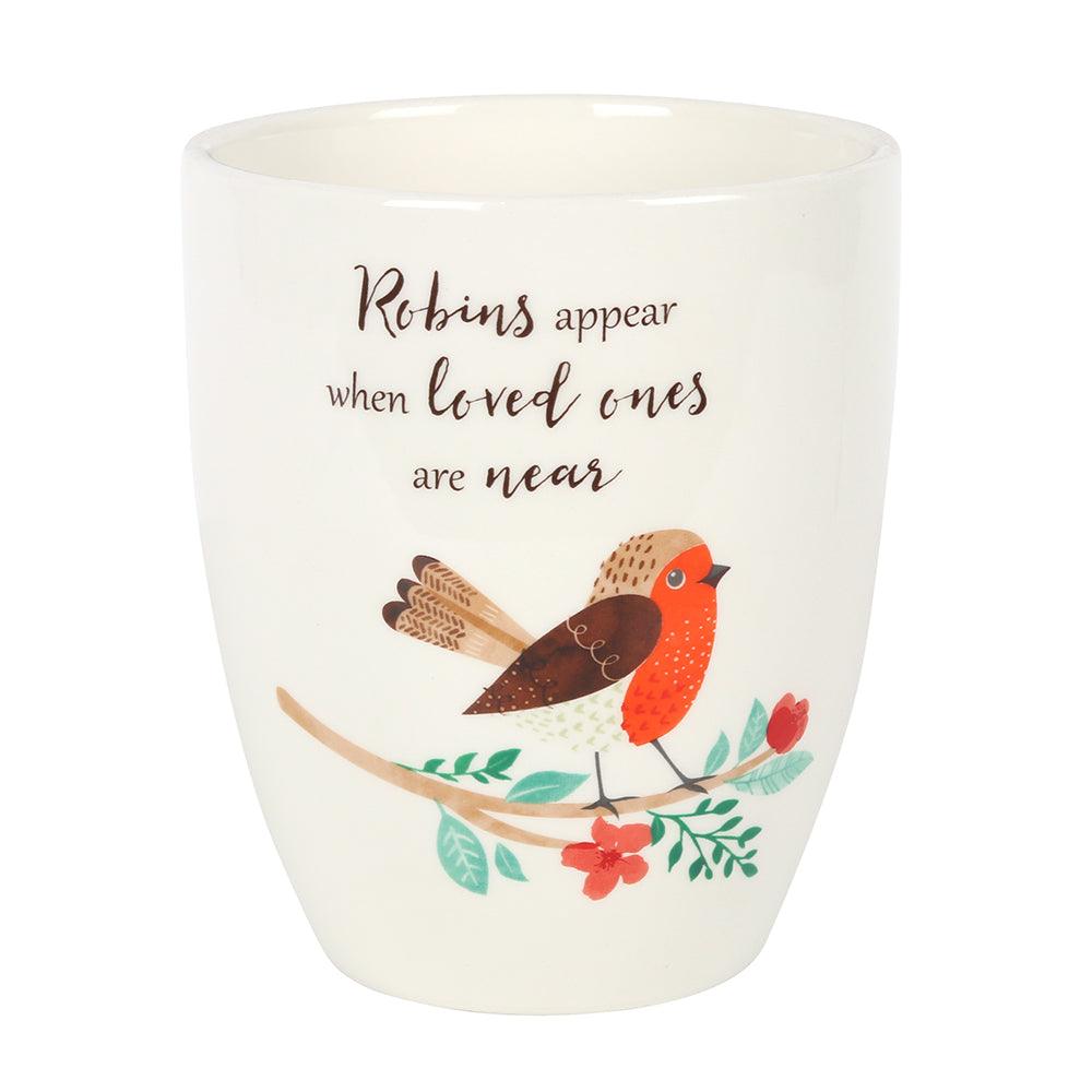 View Winter Robin Ceramic Plant Pot information