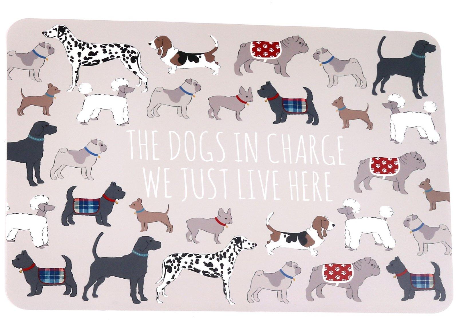 View Wipeable Dog Themed Placemat 30x45cm information