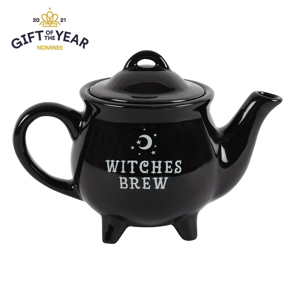 View Witches Brew Black Ceramic Tea Pot information