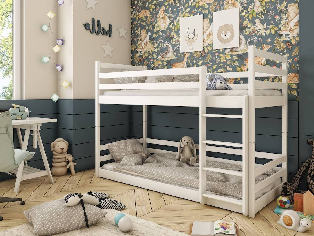 View Wooden Bunk Bed Mini White Foam Mattresses information