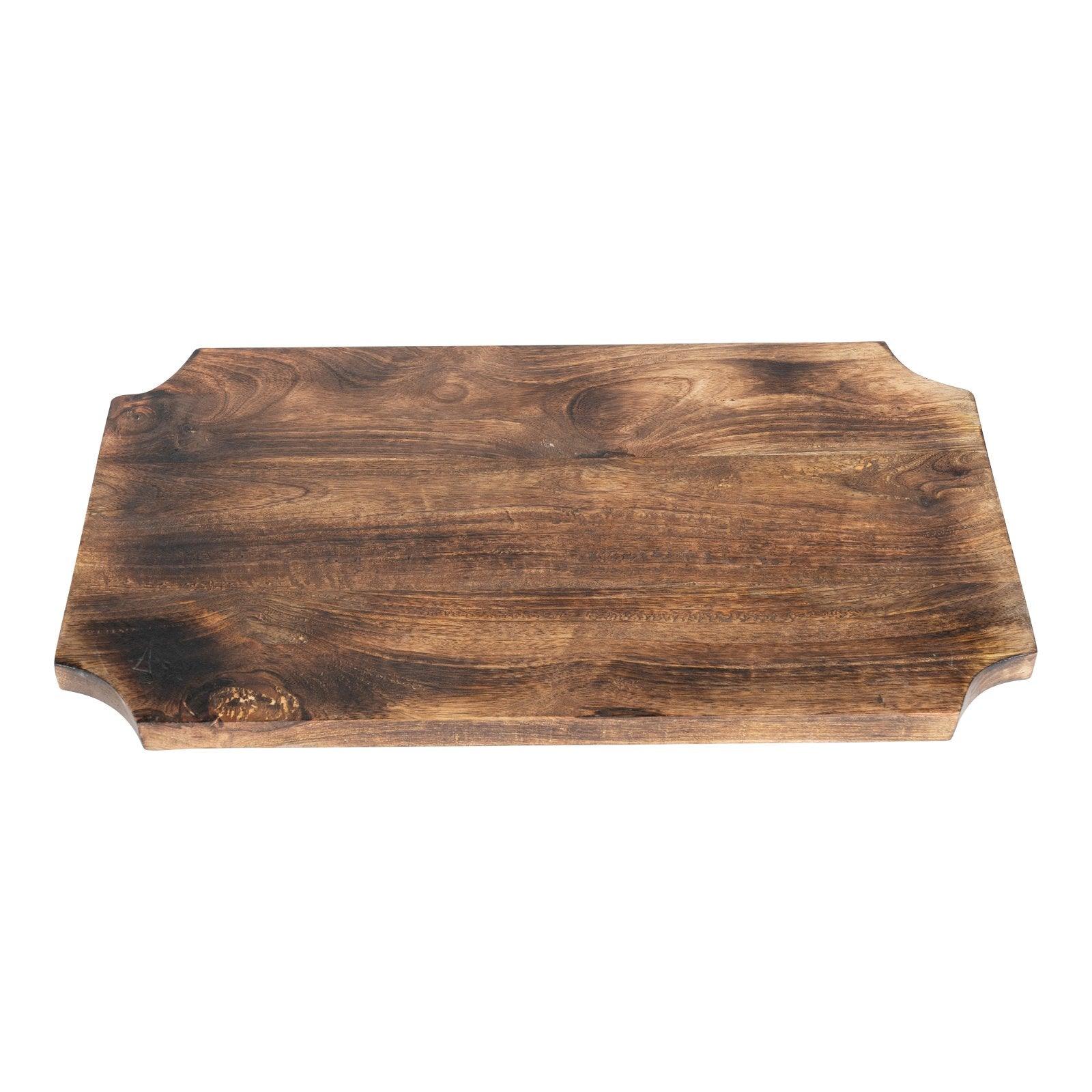 View Wooden Distressed Chopping Board On Legs 39cm information