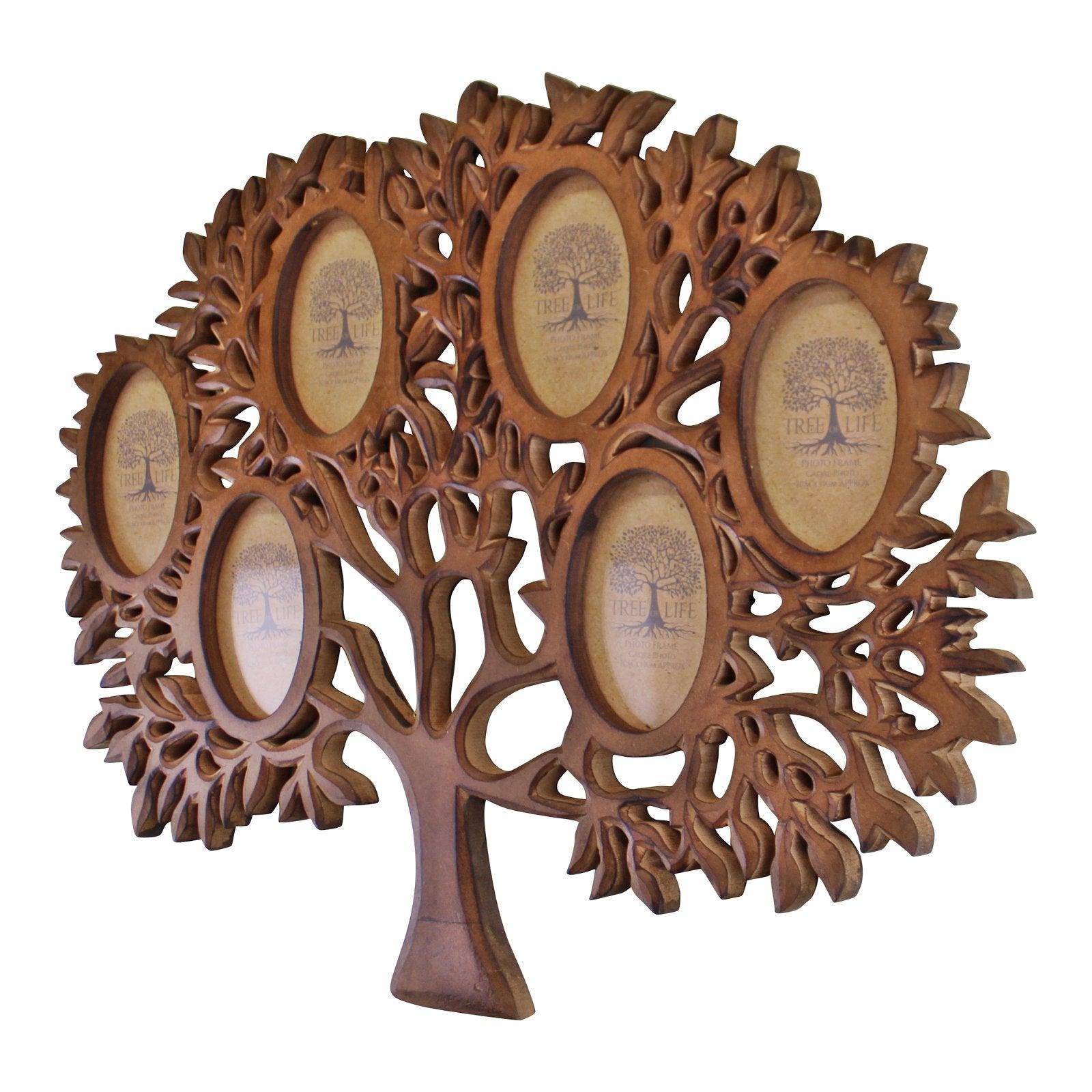 View Wooden Multi Photo Frame Tree Of Life Design information