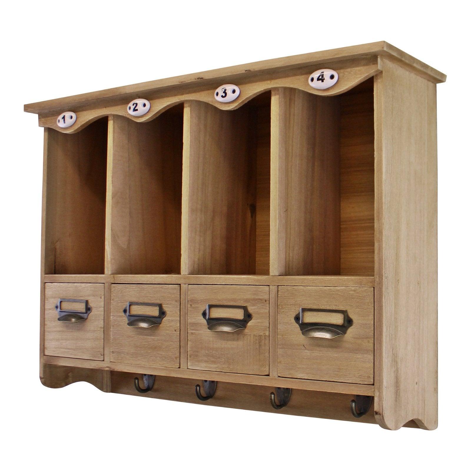 View Wooden Wall Hanging Storage Unit information