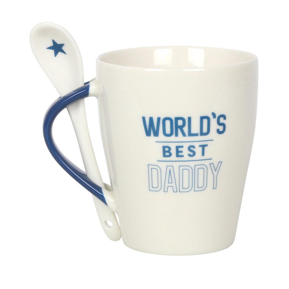 View Worlds Best Daddy Ceramic Mug and Spoon Set information