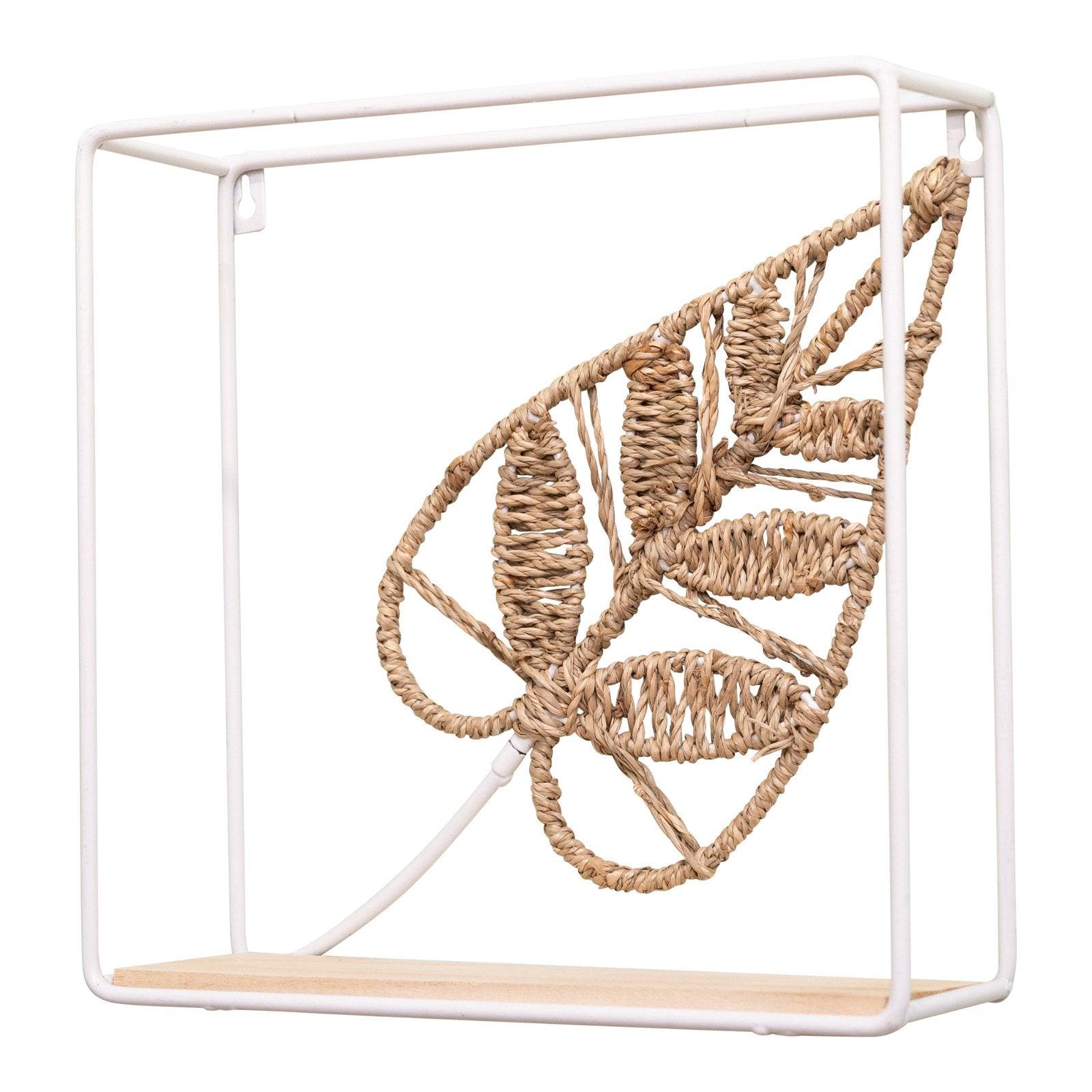 View Woven Leaf Design Shelf 30cm information