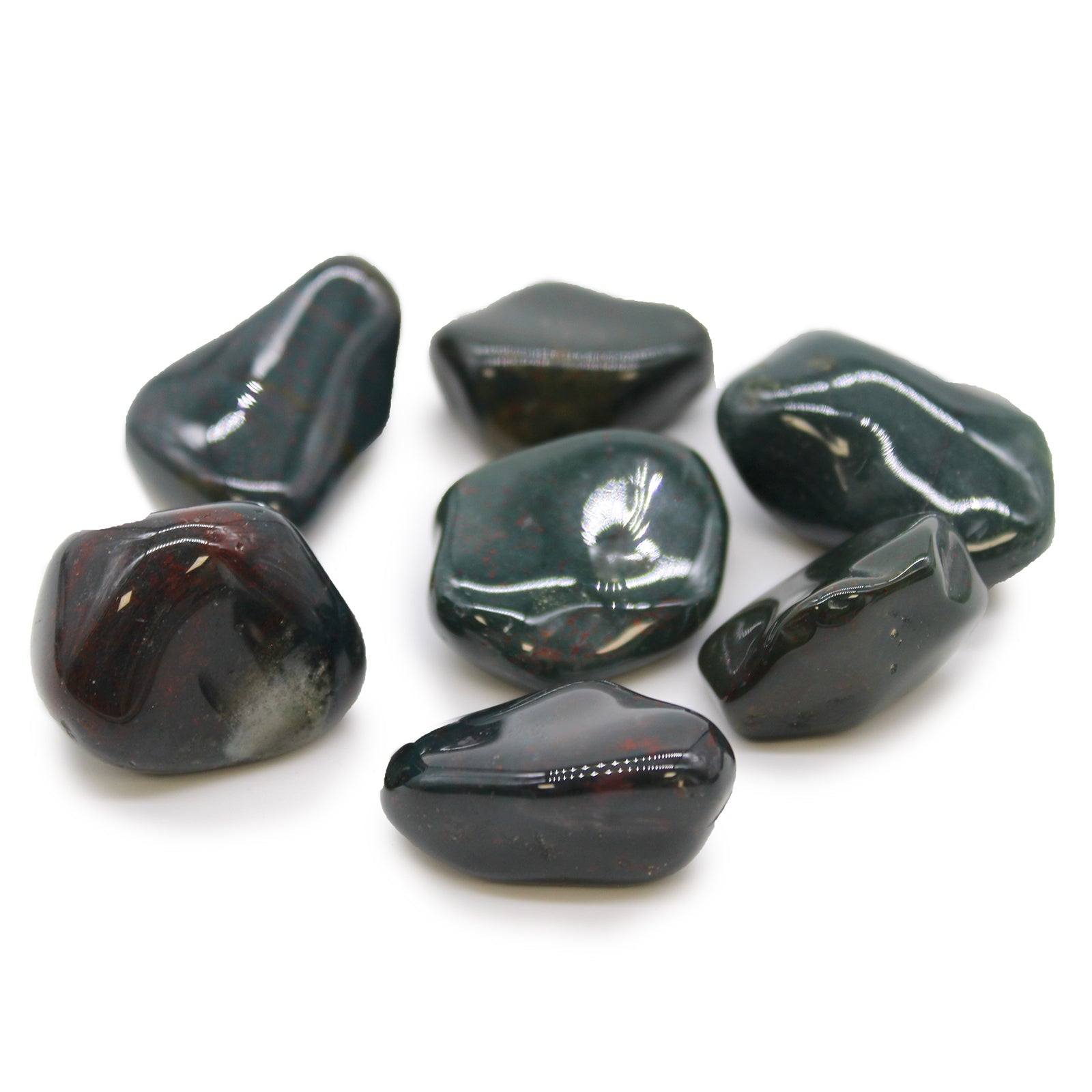 View XL Tumble Stones Bloodstone information