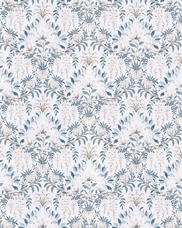 Parterre Off White Seaspray Wallpaper