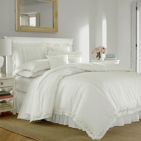 Annabella White Comforter Set