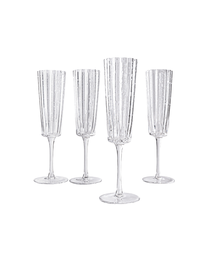 Maya Clear Wine Glasses, Set of 4