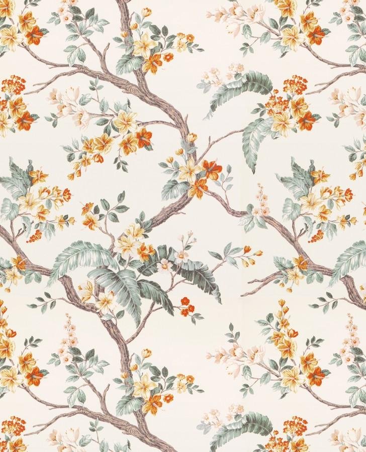Florintine Natural Wallpaper - Laura Ashley