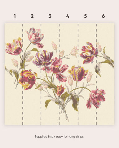 Iconic Floral Ashley Pattern Laura Wallpaper | & USA