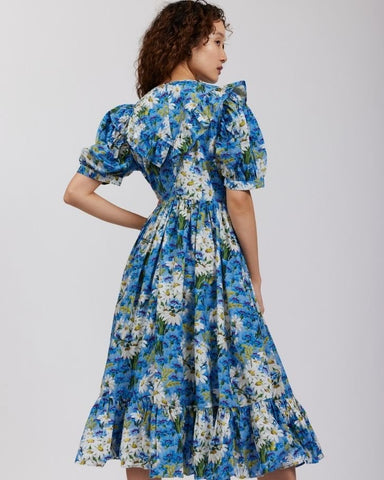 Batsheva x Laura Ashley Tye Dress in Moylegrove. Curated at Jake and Jones  a Santa Barbara Boutique for Slow Fashion