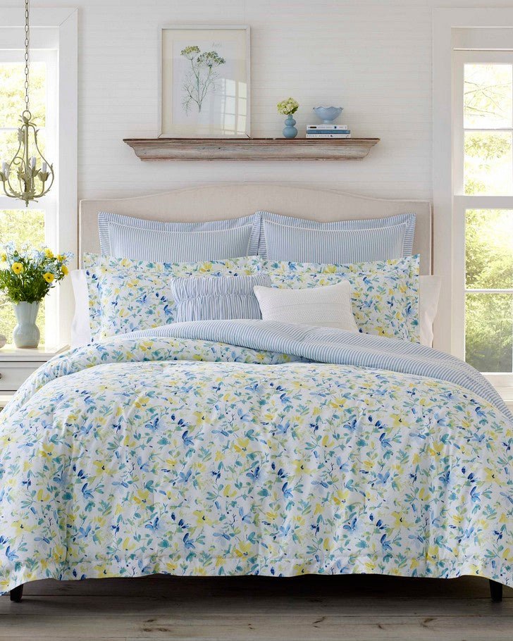 Nora Sun Blue Comforter Bonus Set