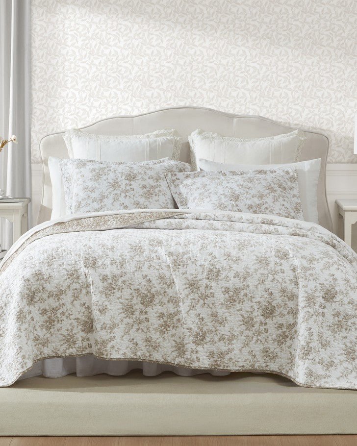 Buy Laura Ashley Bedford Comforter Bedding Set - Blue At 60% Off