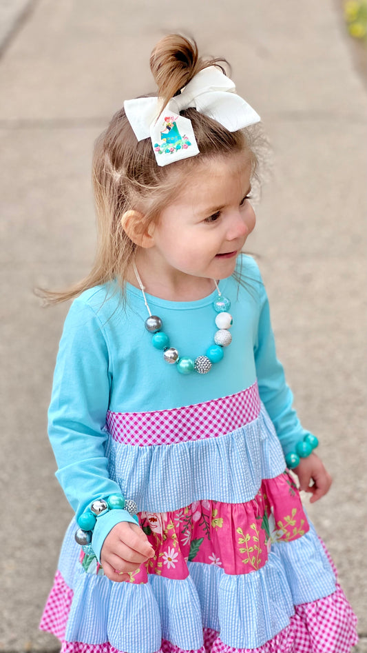 Pretty In Pink Chunky Bubblegum Necklace OR Bracelet Ages 3+ Spring Su –  Big Sky Jewels