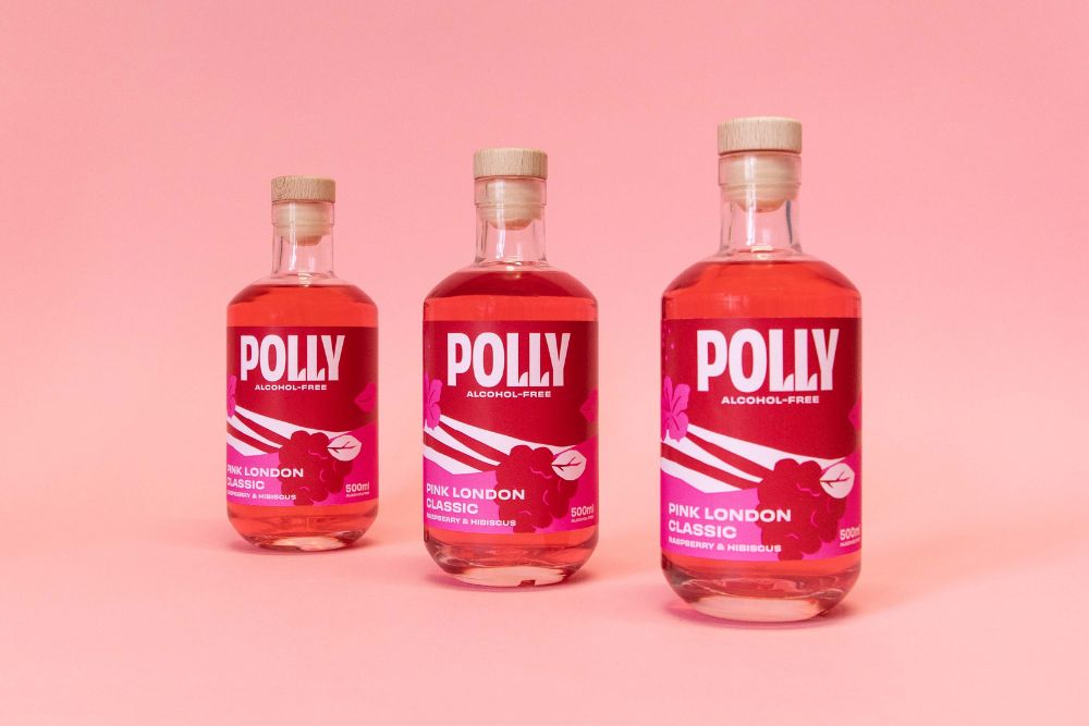 POLLY Pink London Classic Flaschen