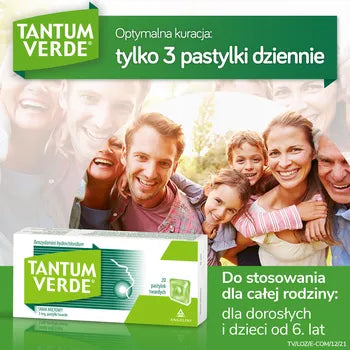 Tantum Verde Mint Flavor Lozenges 20 lozenges