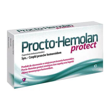 Procto Glyvenol 10 Suppositories Local Relief Hemorrhoids Treatment  Hemorrhoides