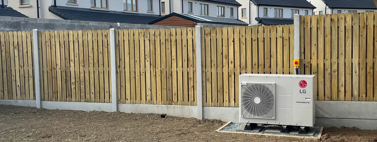 Heat Pump in back yard