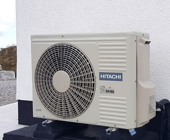 Hitachi Air to Water Heat Pump single fan unit