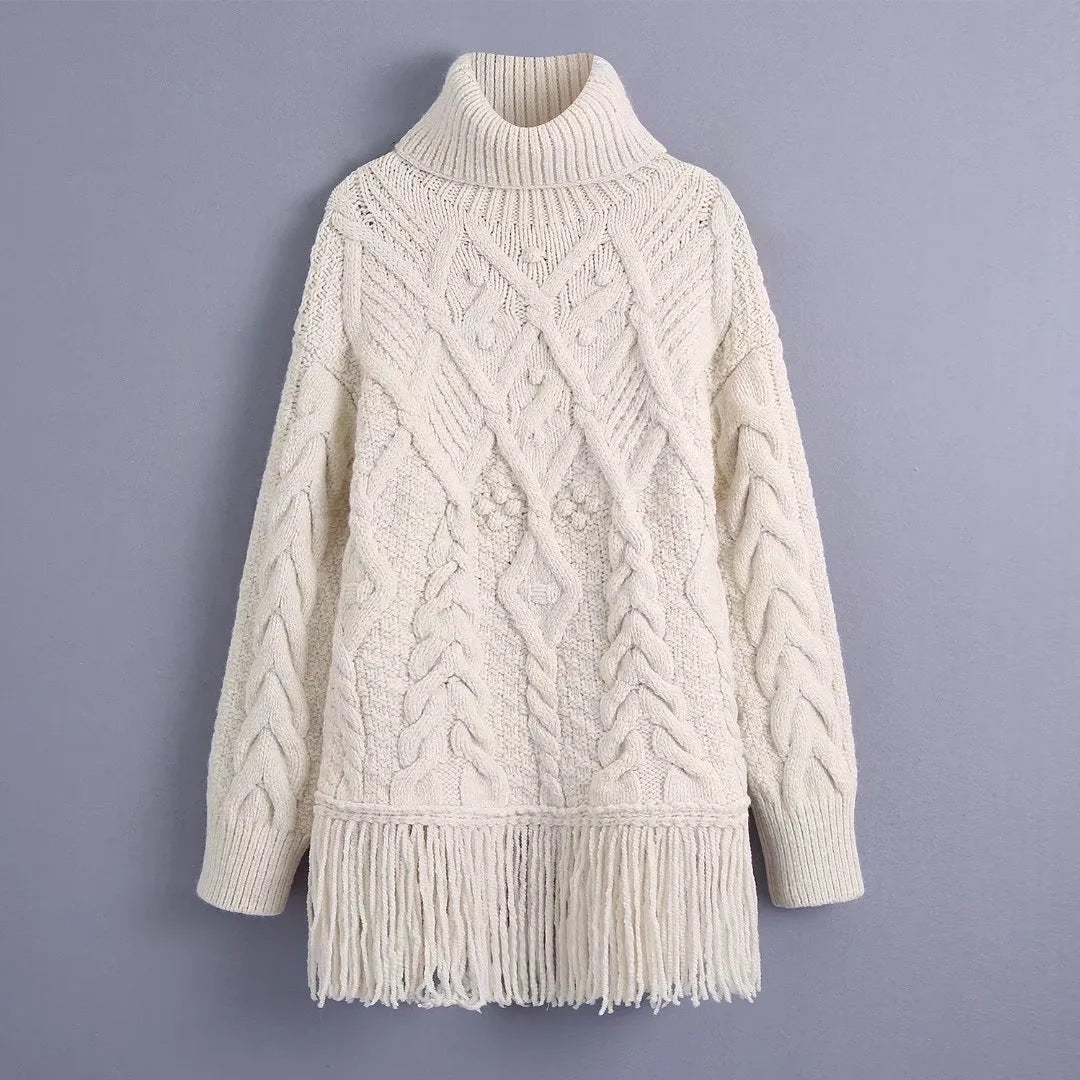 Trendy Knit Sweater, this is a Pullover for Ladies / Stay warm and ready for this Winter season!