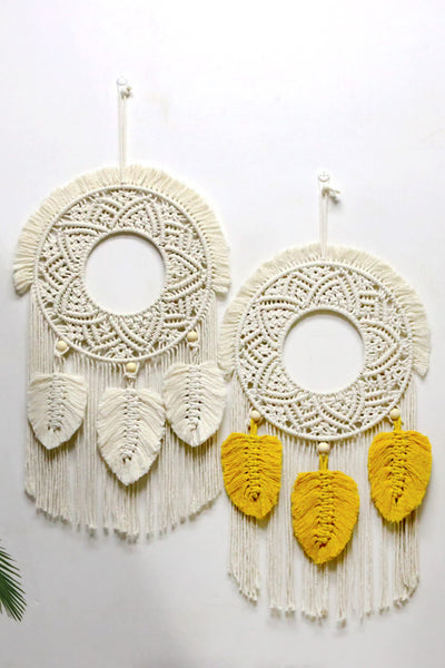 Hand-Woven Fringe Macrame Wall Hanging Print on any thing USA/STOD clothes