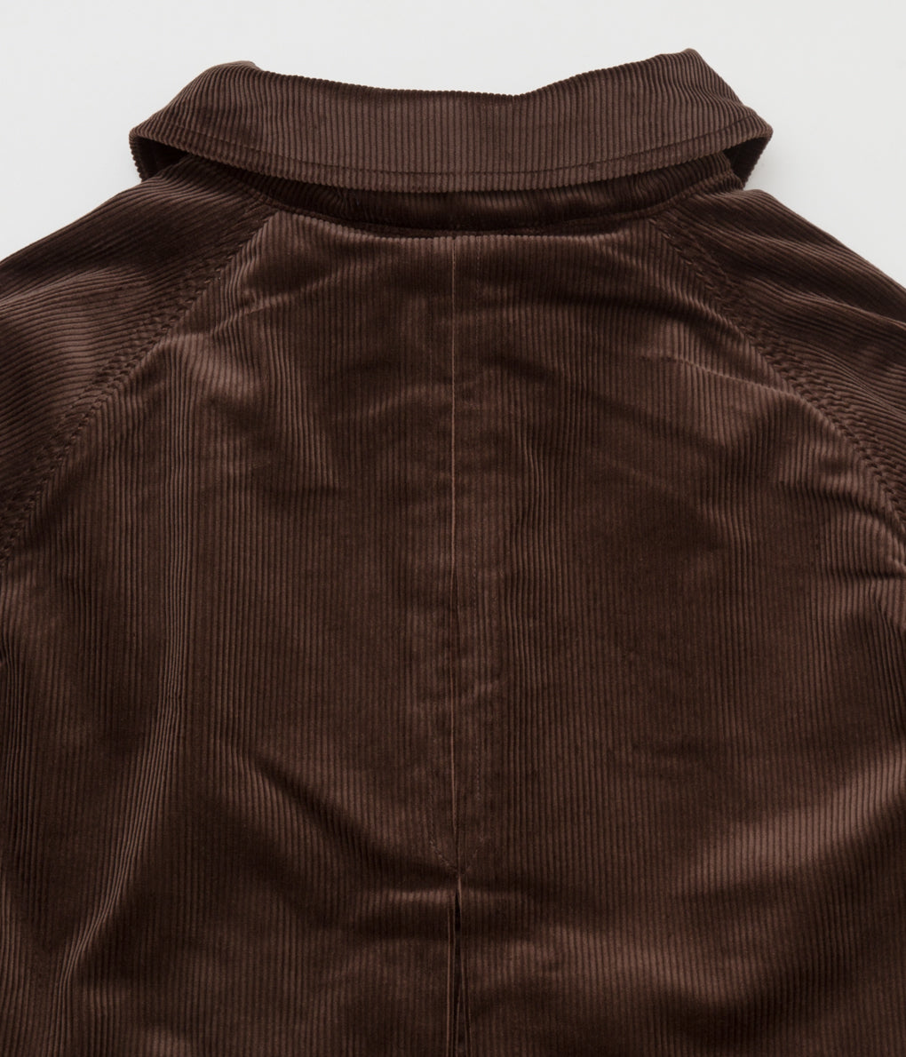 sillage MANTEAU CORDUROY BROWN-