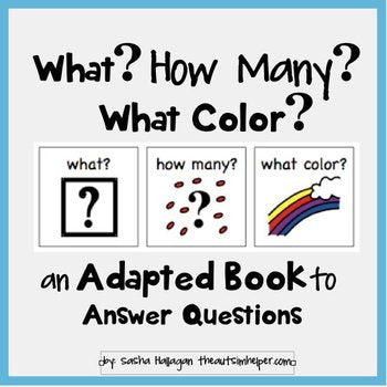 Adapted Color Books - Practice Colors & Build Vocabulary with