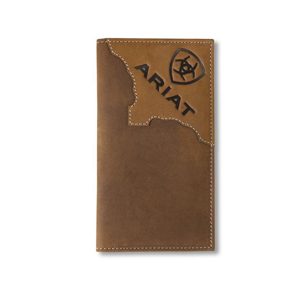 Ariat Rodeo Wallet Two Tone Leather – Broken horn