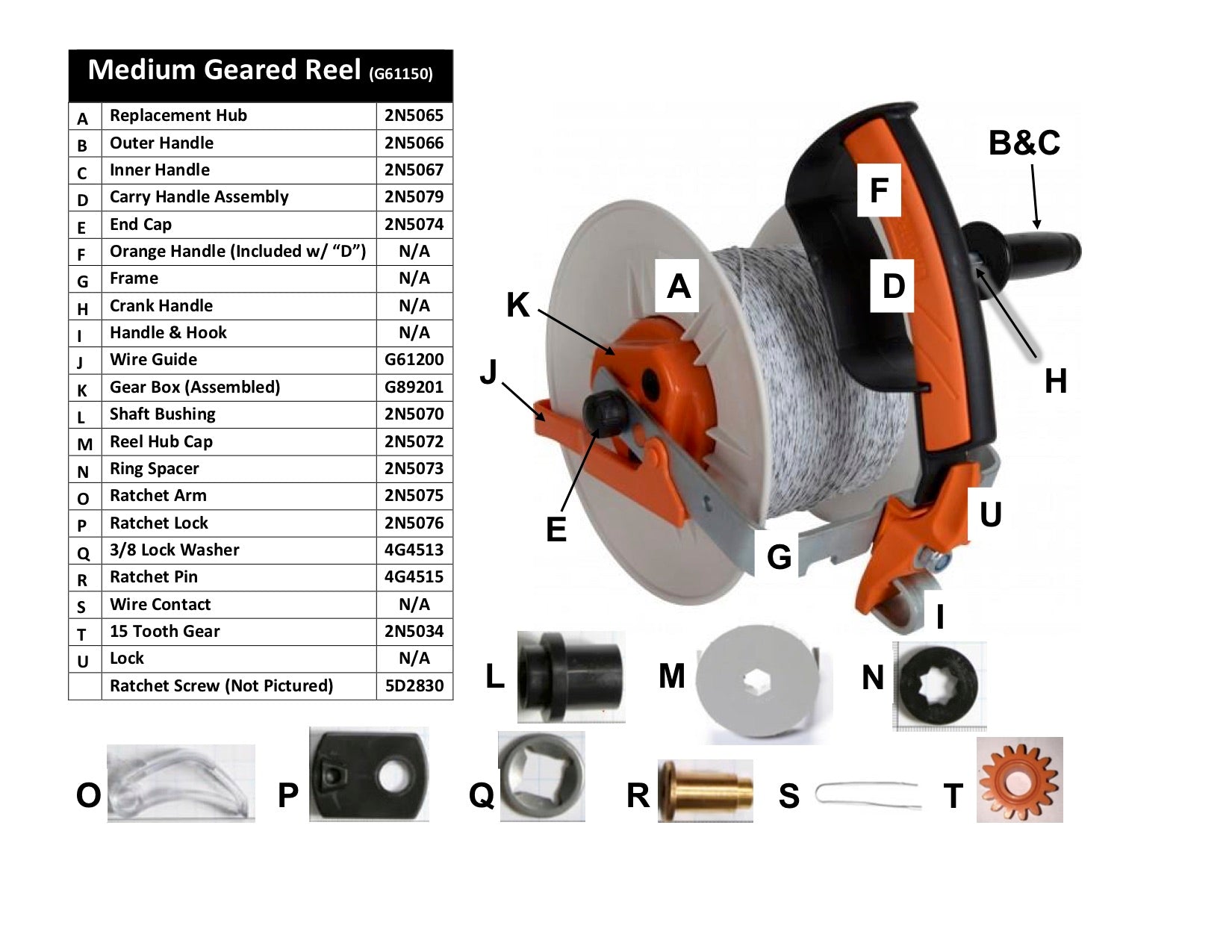 1:1 Geared Reel Holder - Nemtek