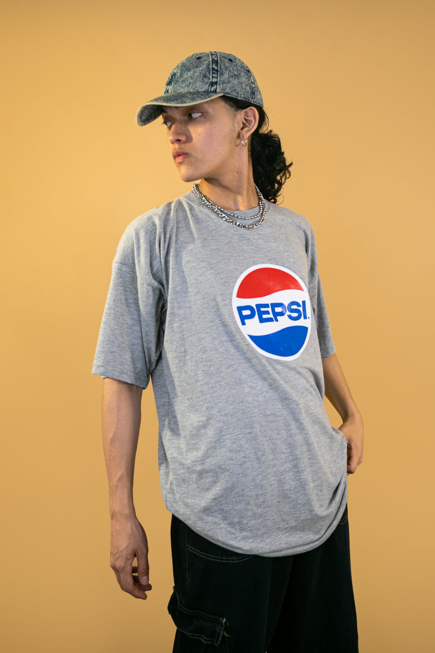 Polo Oversize Pepsi gris onfire