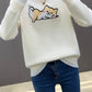 Cute cat long sleeve sweater  094