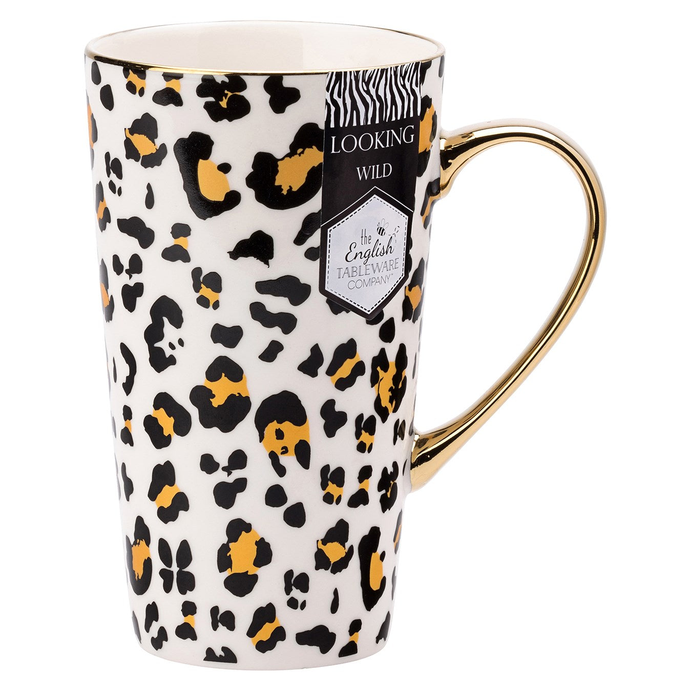 The English Tableware Company Looking Wild Leopard Latte Mug – Maison Home