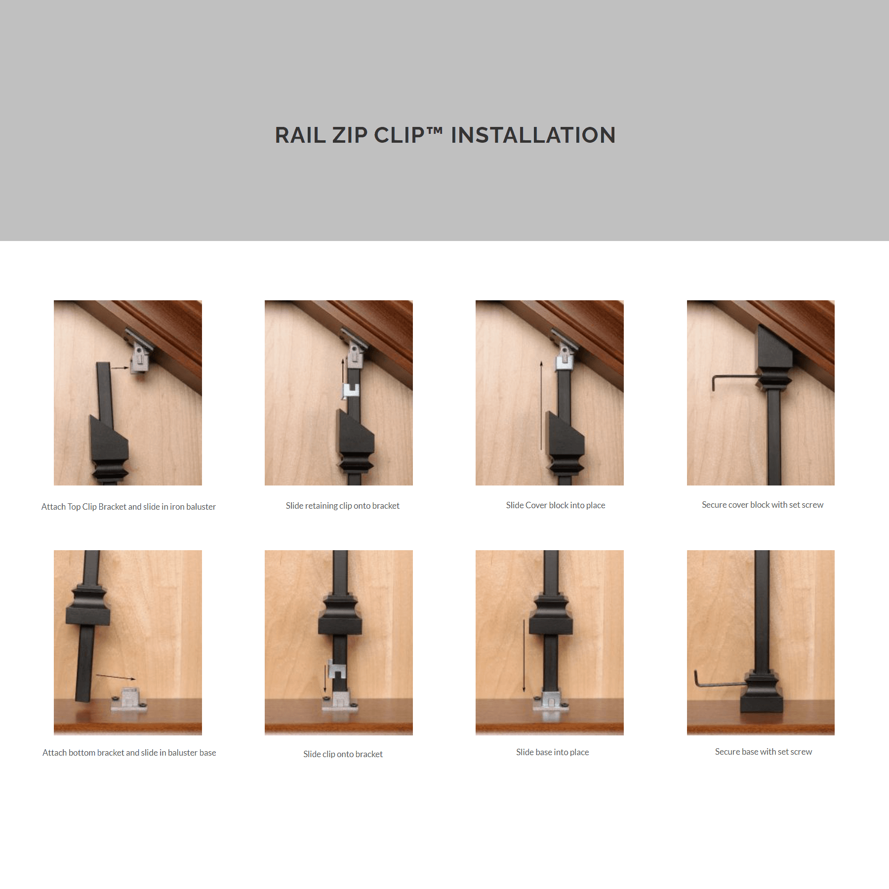 Rail-Zip-Clip-Installation