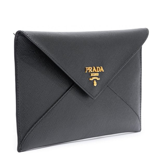 prada saffiano envelope wallet